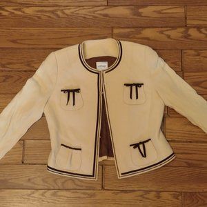 Vintage Alliage Paris Beige Blazer Jacket